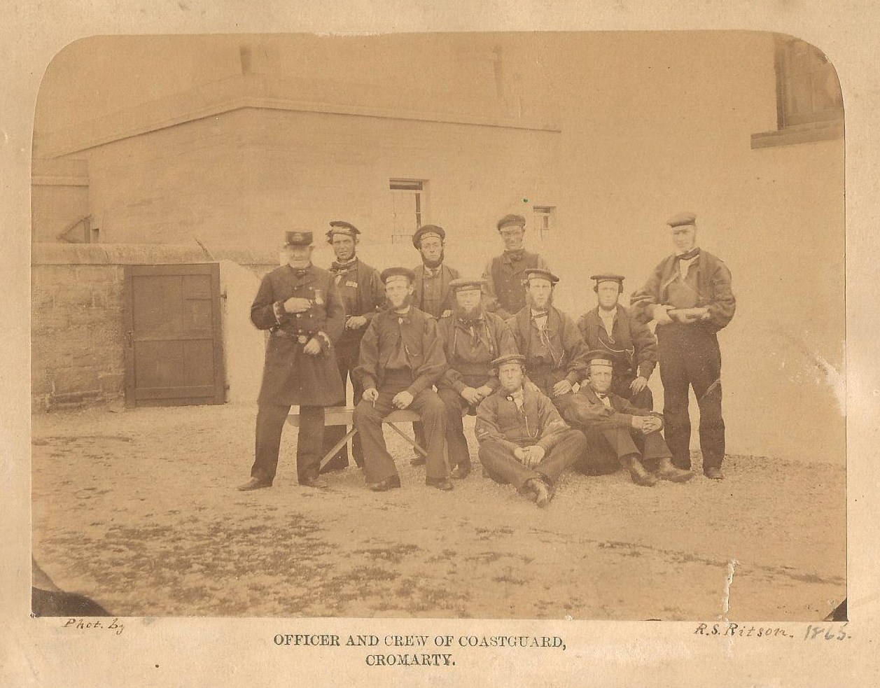 Cromarty Coastguard Crew 1865 Cromarty Archive