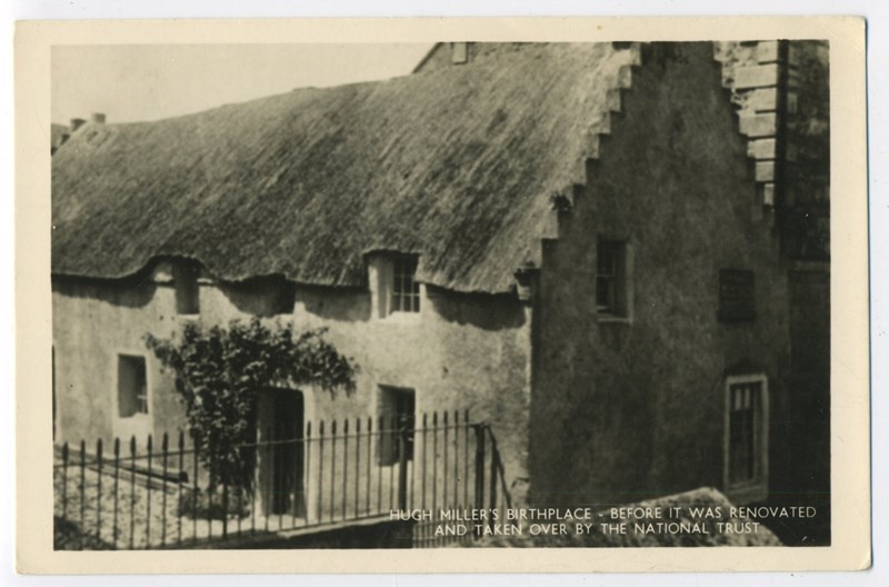 Hugh Miller's Cottage before the National Trust