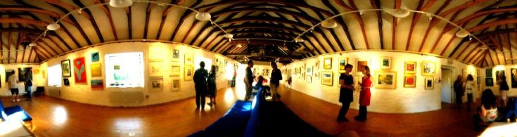 The Cromarty Arts Trust exhibition in the Stables - Cromarty Archive